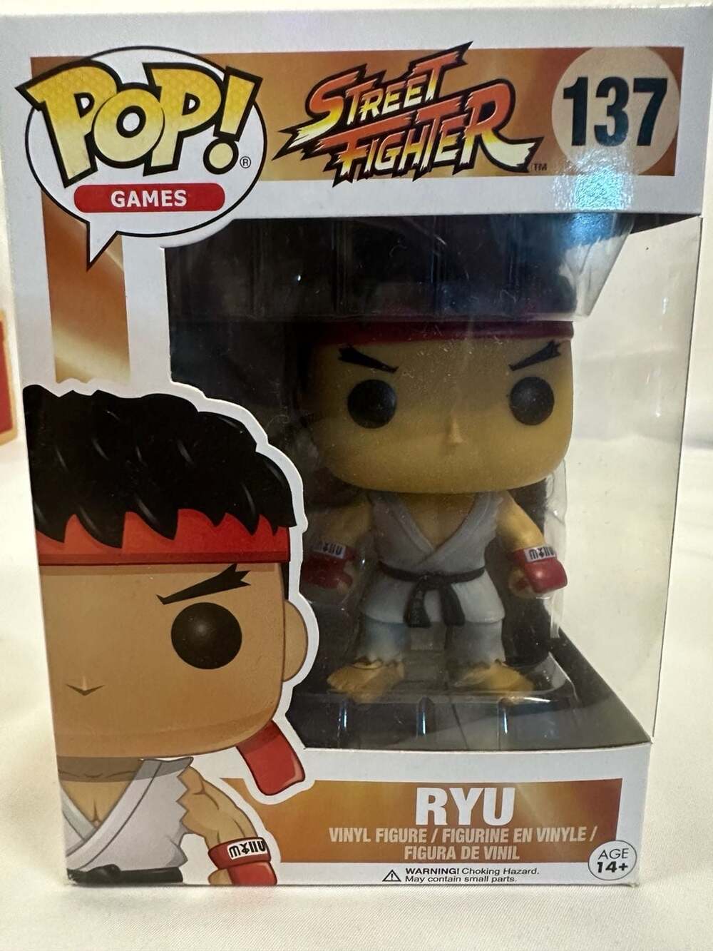 Funko Pop! Games Street Fighter Ryu Vinyl Figure #137